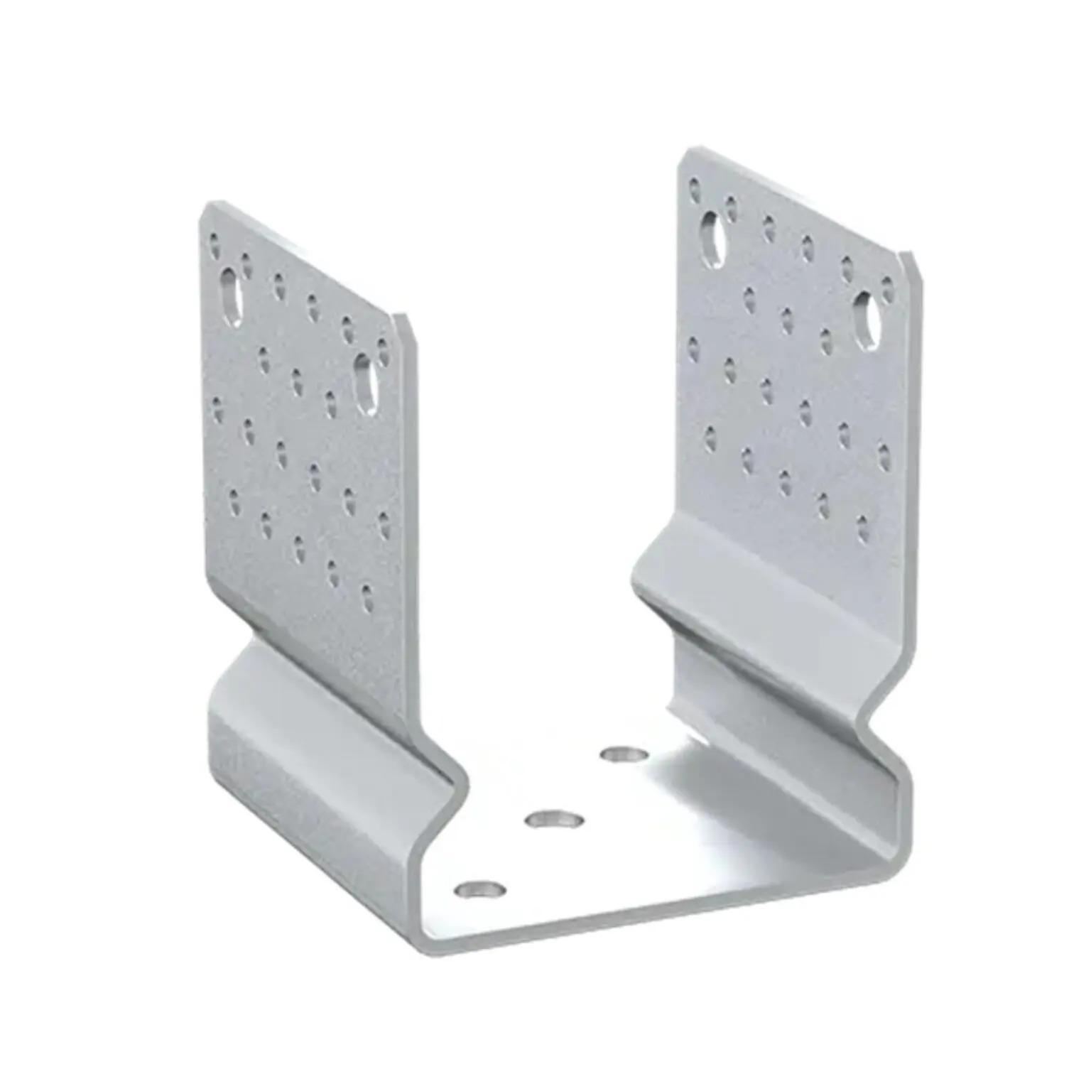 Suport Stâlp 120mm Tip U cu Nervură PSSOZ120 - Fundația Solidă a Construcțiilor Tale Durabile